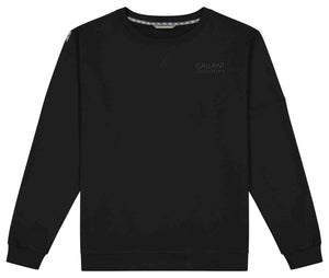 Black Gallant Equestrian Mens Sweatshirt made of loopback cotton and spandex fabric, slim fit.