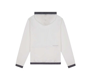 Gallant Equestrian Mens Equestrian Hoodie with asymmetrical zip and elastic hood, back view.