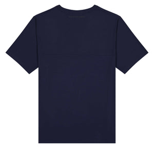 Navy Gallant Equestrian Mens Short Sleeve Tee back view made from recycled polyester and spandex.