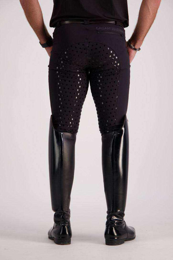 Gallant Equestrian Black Breeches, rear view 