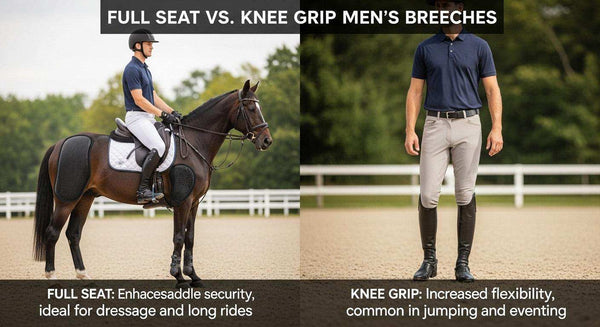 Full Seat or Knee Grip Men's Breeches: Which Ones Should You Wear? - Mens Breeches