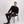 Man wearing the Gallant Equestrian Mens Sweatshirt sitting on a chair.