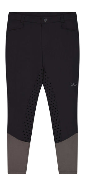 BLACK SIGN 　Breeches　Pants　3２ Black Sign 15oz Black Denim Sheriff Breeches - Deep Black