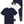 Navy, navy  and bone polo shirts with navy breeches on a white background
