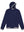 Navy Gallant Equestrian Mens Equestrian Hoodie with asymmetrical zip and elastic hood, ideal for riding and activewear.