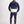 Navy and Bone Gallant Equestrian Mens Equestrian Rain Jacket with asymmetrical zip and elastic hood, worn by model.