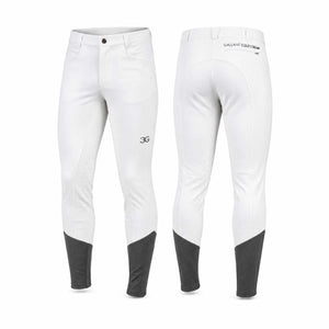 Men's competition breeches with knee silicone grip for equestrian riding
