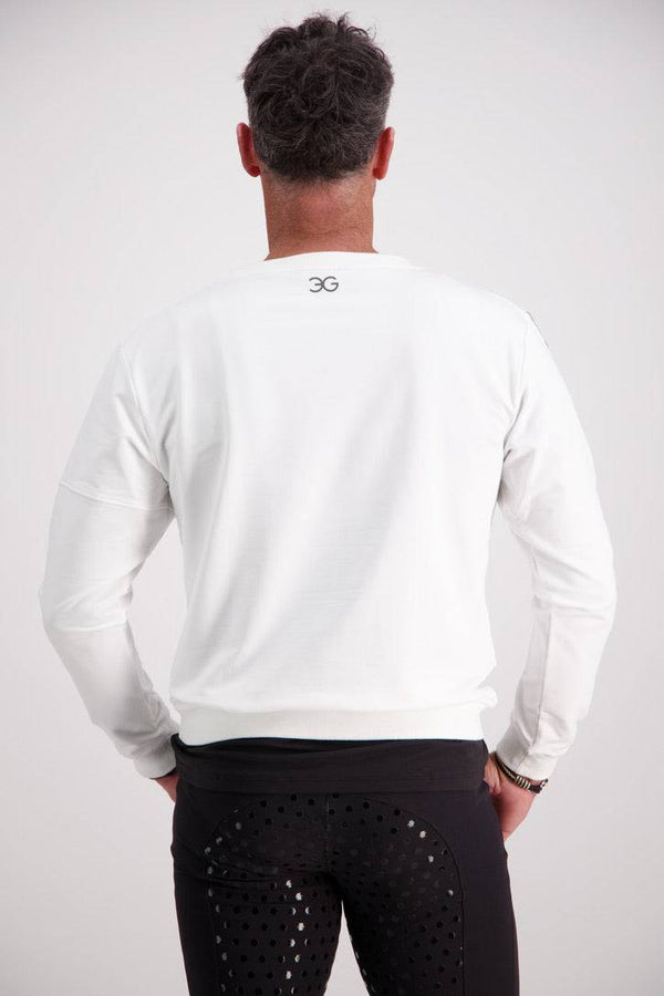 Gallant Equestrian Mens Sweatshirt, rear view, slim fit style.